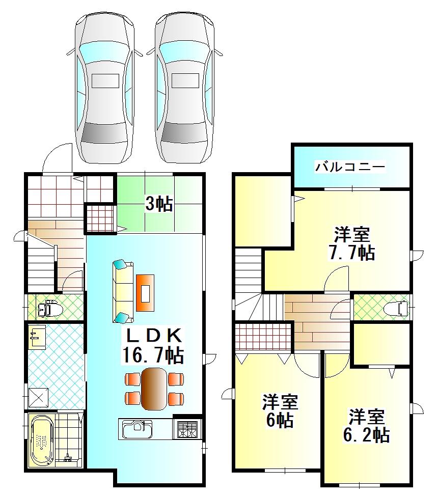 1号地 基本プラン 建物込価格3780万円