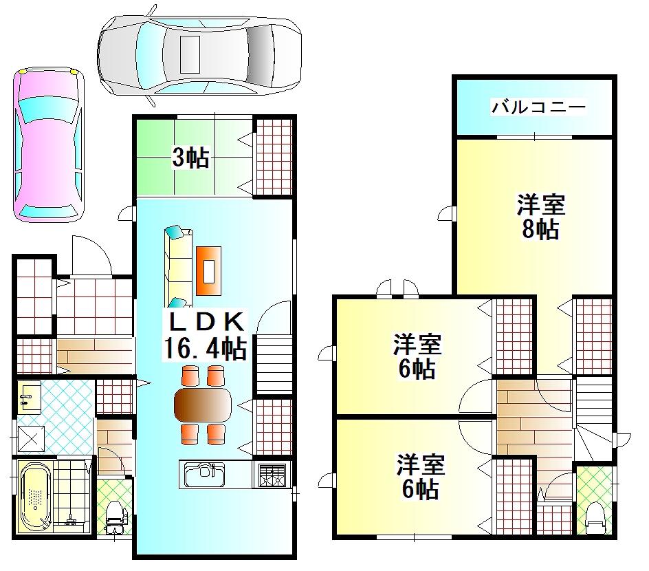 2号地 基本プラン 建物込価格3780万円