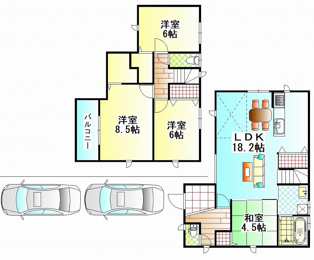 5号地 基本プラン 建物込価格3380万円