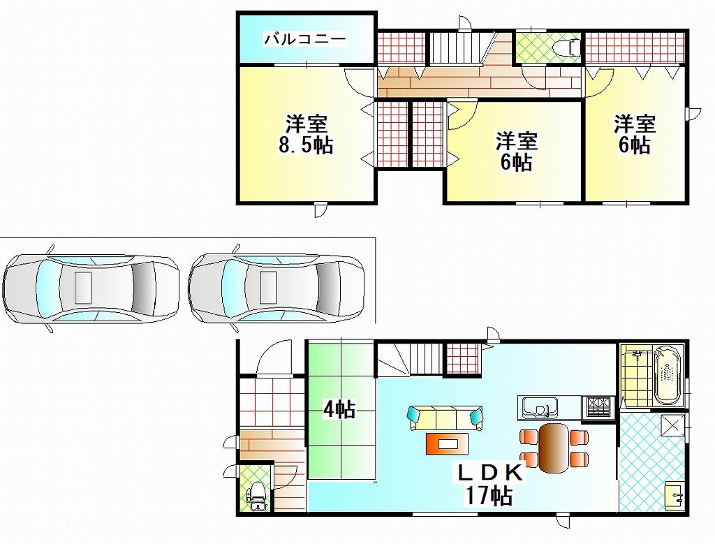 6号地 基本プラン 建物込価格3480万円