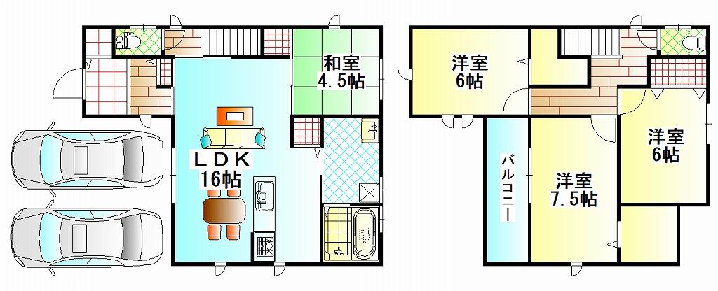 1号地 基本プラン建物込価格3380万円