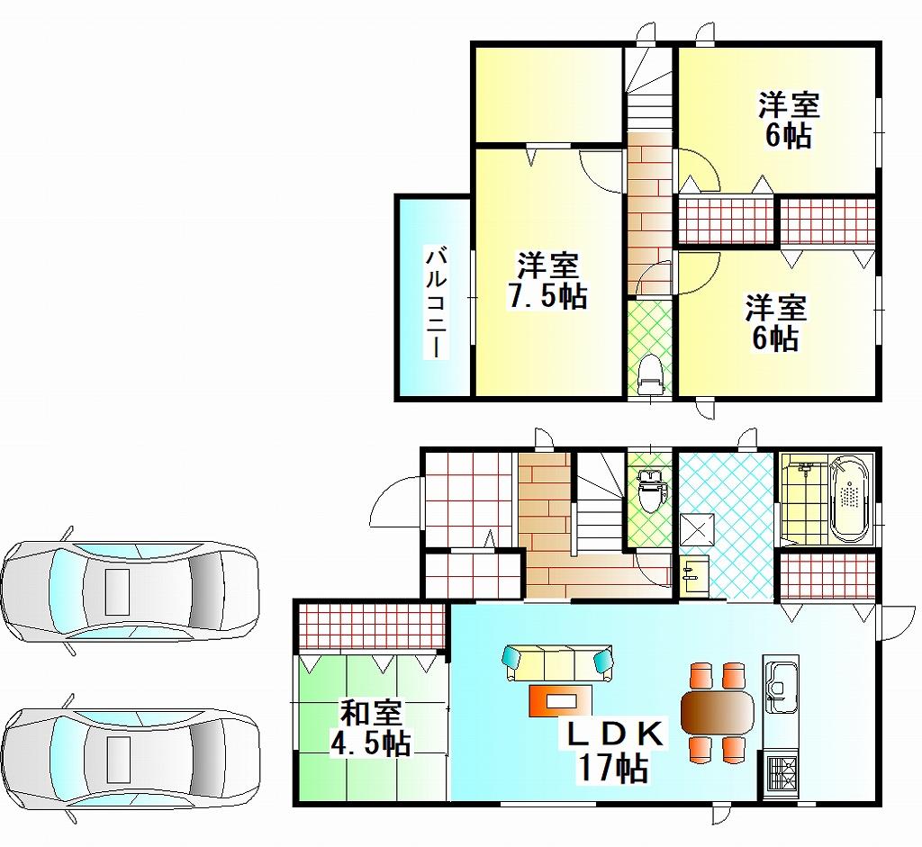 2号地 基本プラン 建物込価格4280万円